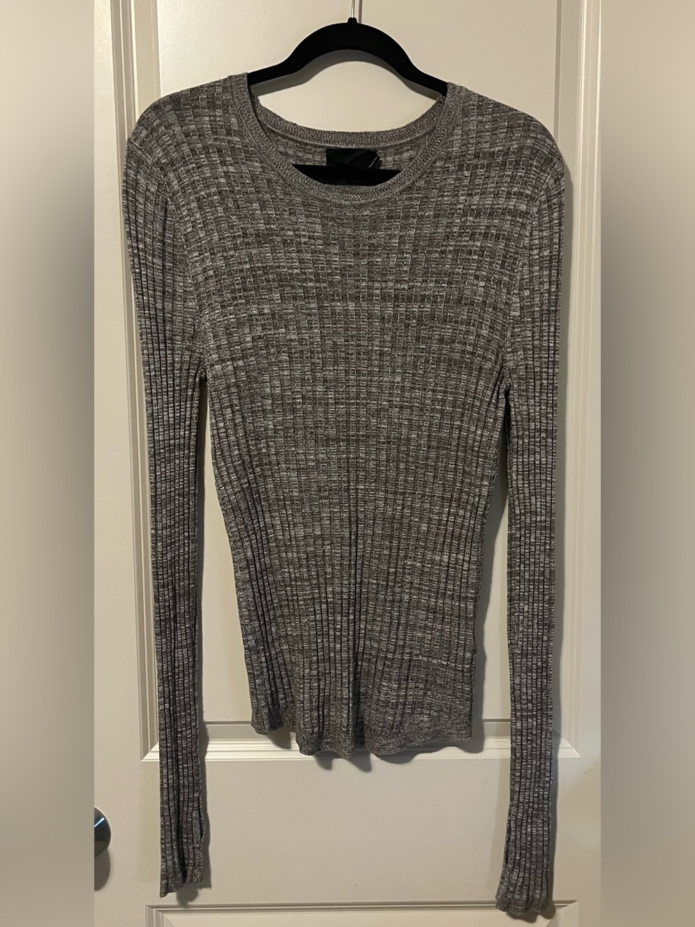 Birgitte Herskind Long Sleeve Fitted Jill top Size Large